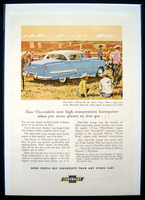 Werbeanzeige Ad   Chevrolet Bel Air Sport Coupe  (USA)