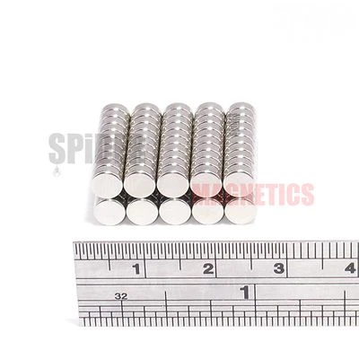 SPIDER MAGNETICS LTD 100 Super Strong 5x2 mm Magnets Small Neodymium Disc Magnet For Crafts 5mm x 2mm