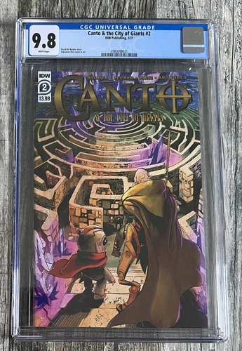 Canto & The City Of Giants #2 Main Cover IDW 2021 CGC 9.8 Sebastian Piriz Cover 