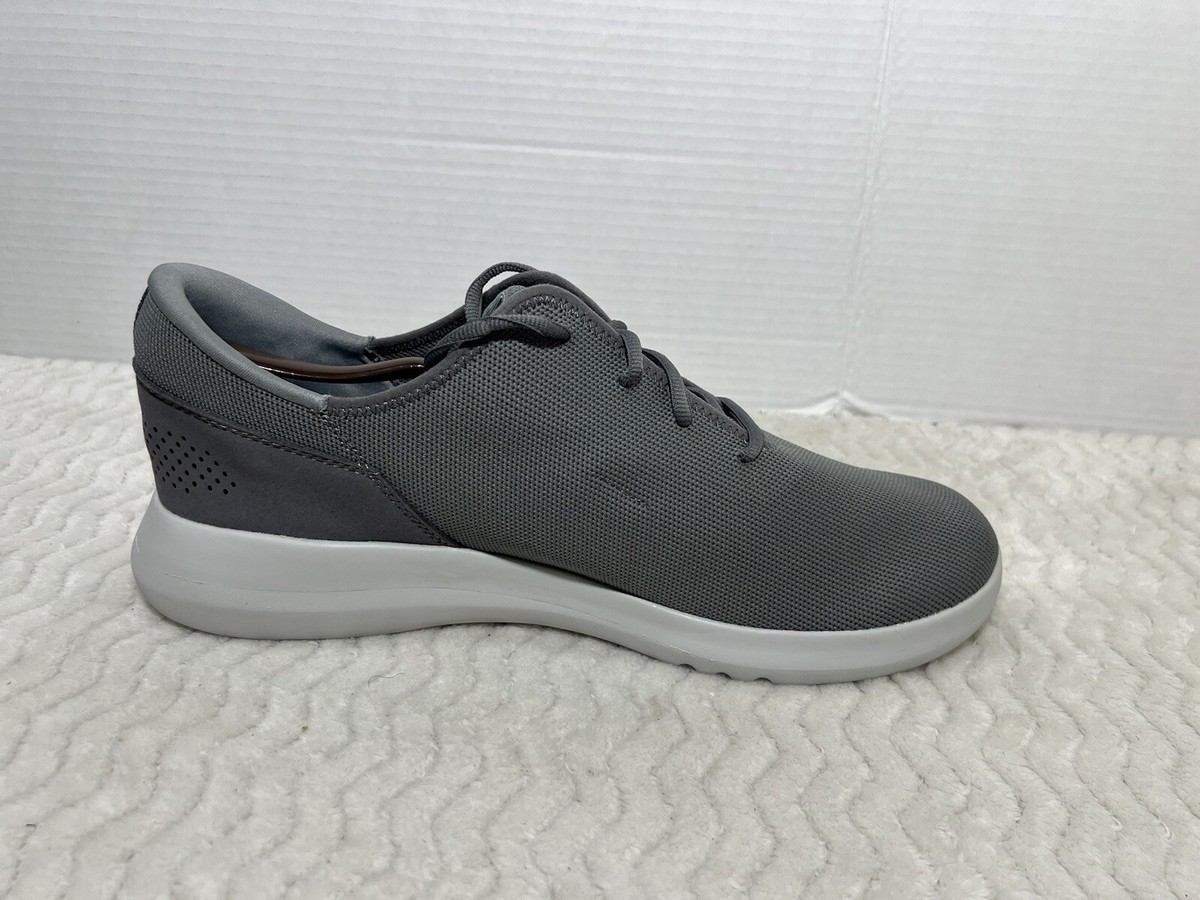 Kizik Madrid Eco Knit Gray Slip On Hands Free Sneakers Men 