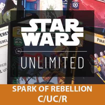 Spark of Rebellion Singles - Gemeinsame/Ungewöhnliche/Seltene FOLIE - Star Wars Unlimited