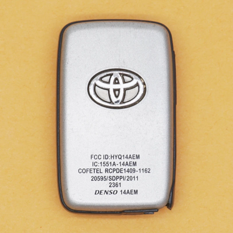 Mando a distancia inteligente sin llave Toyota Land Cruiser 2008-2015 OEM 89904-60771 HYQ14AEM Foto 3 de 4