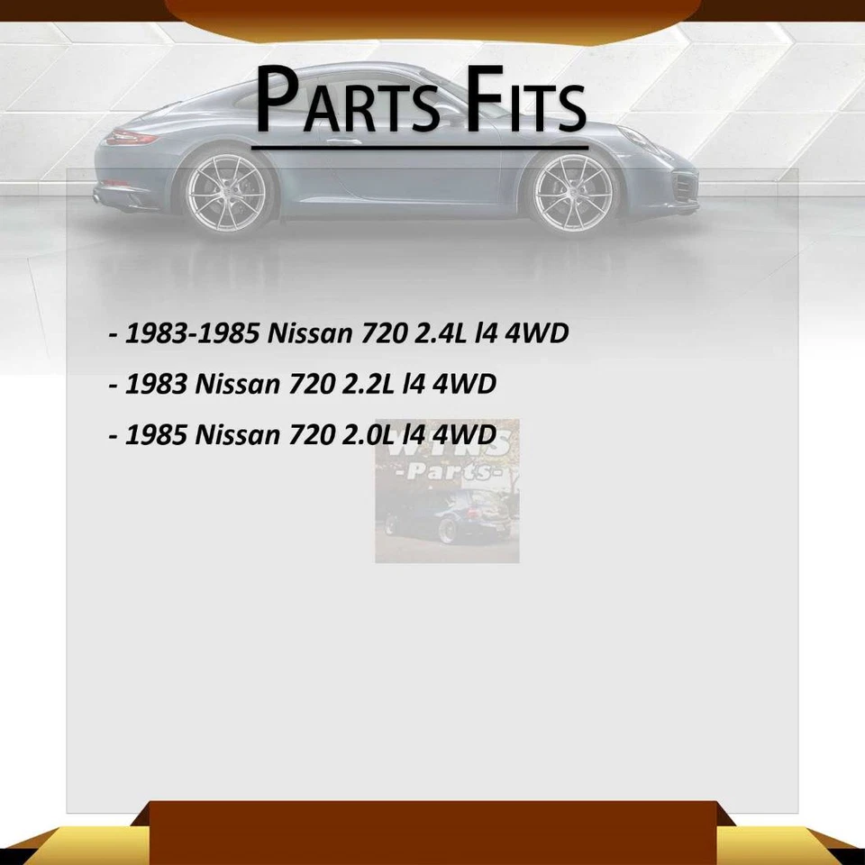 Soportes de motor de anclaje delanteros 2x para Nissan 720 1985 2,0 L 4x4 Foto 2 de 4