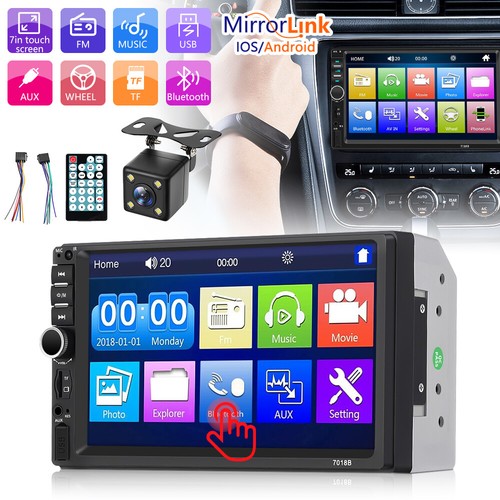Lettore MP5 7 pollici 2 din autoradio per autoradio lettore multimediale touch screen - Foto 15 di 22