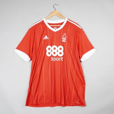 Adidas Nottingham Forest 2017/18 Home Shirt Mens XXL Red 888 Sport NFFC - Image 1 of 4