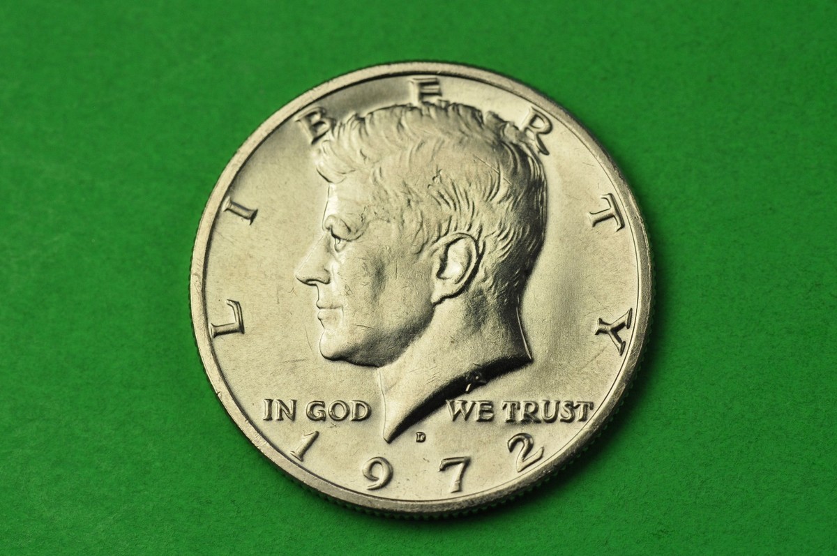1972-D BU Mint State Kennedy US Half Dollar coin | eBay