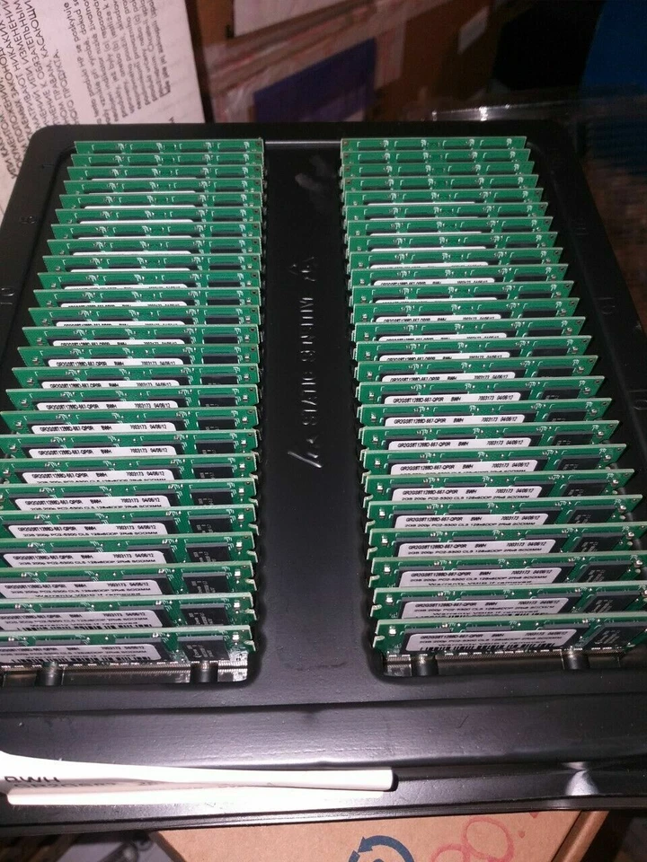8x 2gb Qimonda/3rd GR2GS8T1288D-667-QP0R BWH 2GB 200p PC2-5300 2x128x8 DDR2-667 - Image 3 of 3