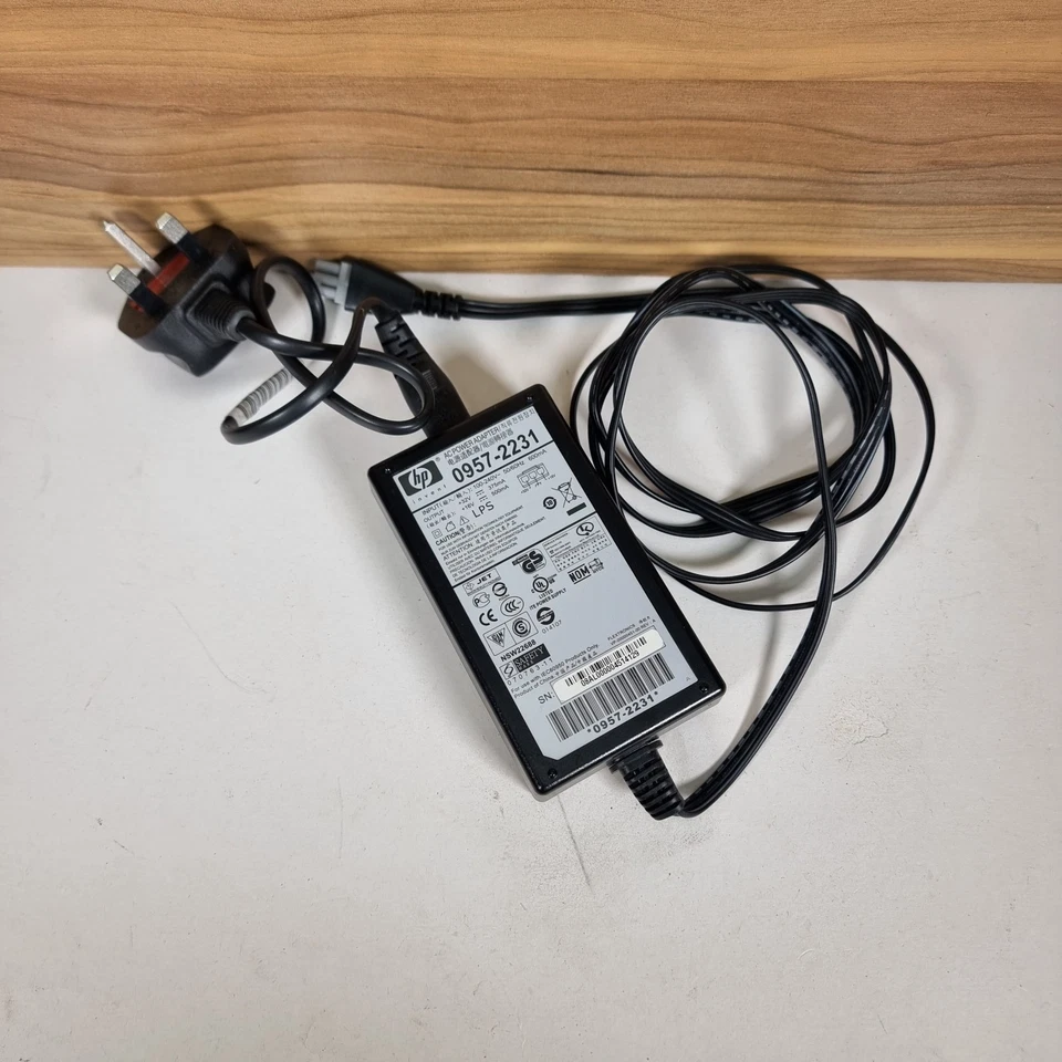 HP PhotoSmart / DeskJet Printer 0957-2231 Original AC Power Adapter Cord  - Image 2 of 4