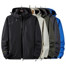 Herren Softshell Jacke Übergangsjacke Windbreaker Wanderjacke