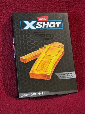 Zuru X-Shot Pro Series Clip Pack - 1 Half Size & 1 Full Size Clip - New Sealed
