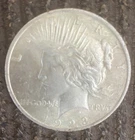 1923 Peace Silver Dollar $1 Coin 90% Silver Very Good Condition