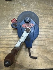 Vintage Prairie Tool Co Trojan Tool Grinder Hand-Crank Sharpener 22JS2708-C3