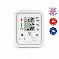 Digital Blood Pressure Monitor Upper Arm BP Machine Heart Rate Memory USB Uk