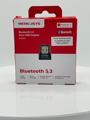 Mercusys MA530 Bluetooth 5.3 Nano USB Adapter PC Laptop Windows 