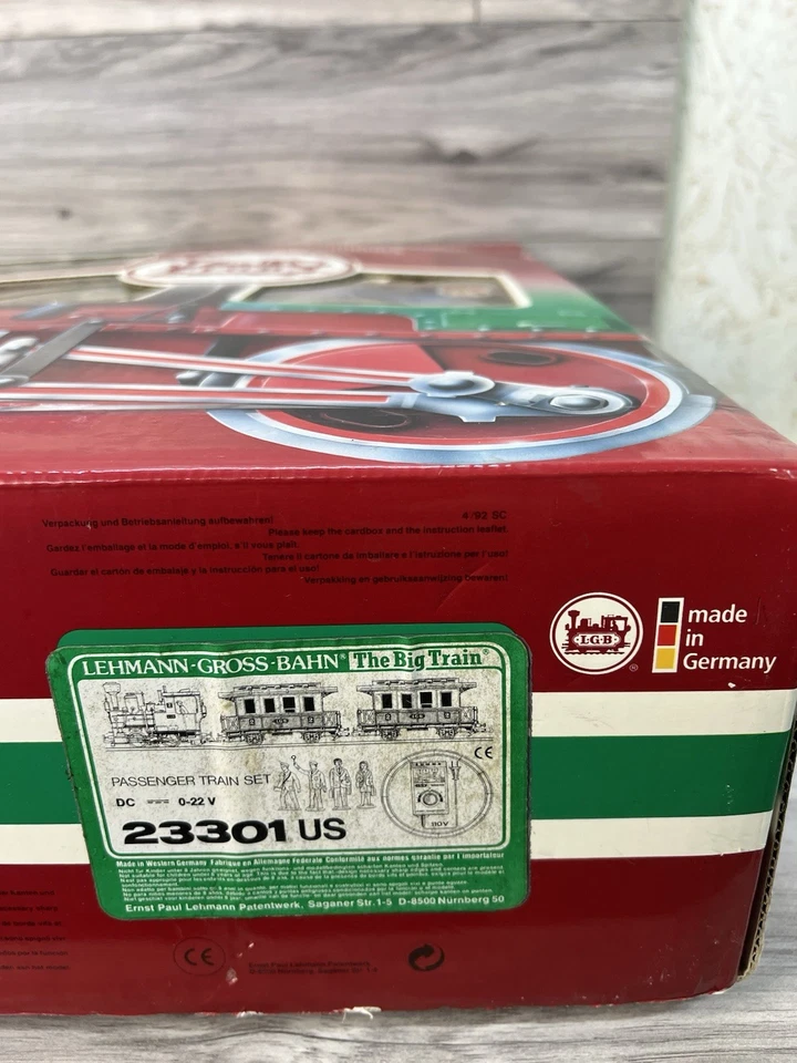 Vintage LGB Lehmann 23301 US The Big Train Set - Complete, Working, Original Box - Image 2 of 4