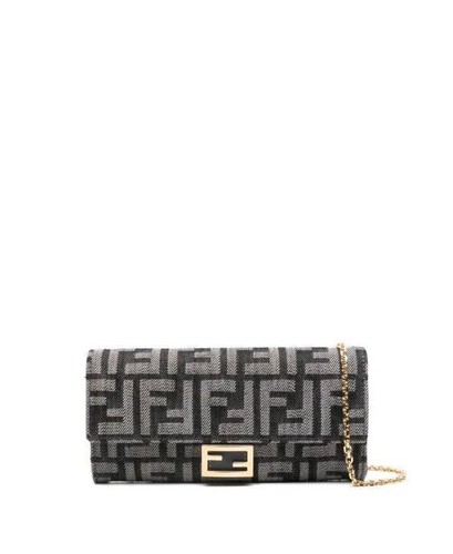 Fendi Wallet On Chain FF Jacquard Baguette 152204653