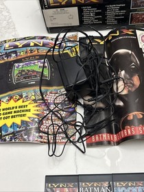 Atari Lynx II Handheld Game System in Original Black BOX PAG-4101 CIB Tested! 