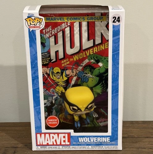 Funko POP! Comic Cover X-Men Wolverine 24 The Incredible Hulk GameStop Exclusive