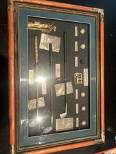 Vintage History Of Golf Shadow Box 23x16