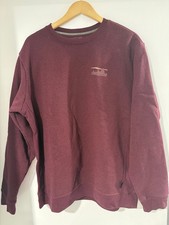 Patagonia Uprisal Crewneck Sweatshirt Men  s Large Burgundy Sleeve Logo Pullover