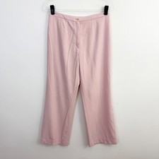 Escada Pink Wide Leg Dress Pants Size 40 Tailored Trousers