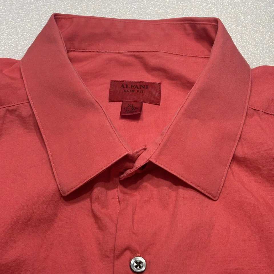 Alfani Slim Fit Talla: XL 17.5 34/35 Camisa Hombre Manga Larga (An x L) 25x30 Foto 4 de 4