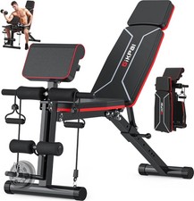 Adjustable Weight Bench Foldable Workout Bench for Home Gym