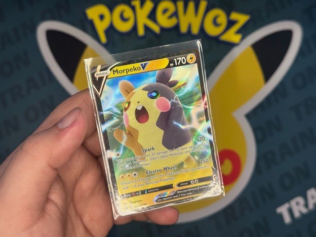 Morpeko V SWSH056, Black Star Promo, Pokemon, NM