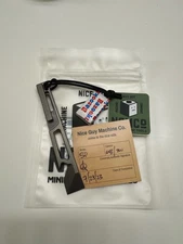 Nice Guy Machine Co. Titanium Prybar Side Piece NGMCo, USA Made Microblast Ed. 