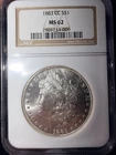 1883-CC Morgan Silver Dollar  NGC MS62