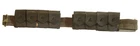 VINTAGE HASBRO GI JOE #7510 GREEN OD OLIVE DRAB AMMO CARTRIDGE POUCHES WEB BELT