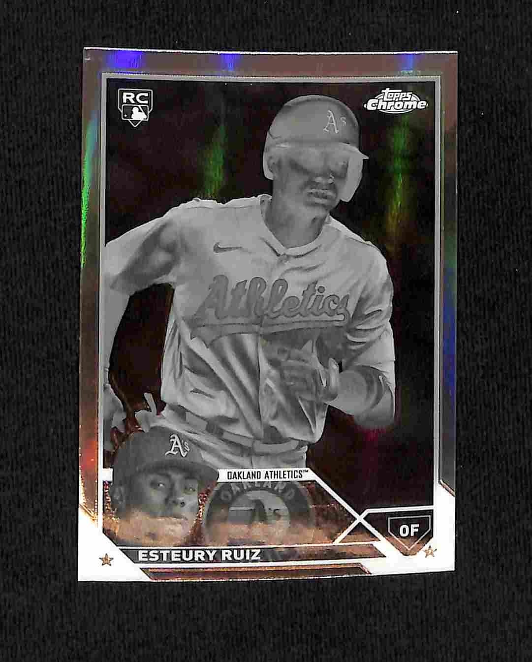 2023 Topps Chrome - Esteury Ruiz #99 Negative Refractor (RC)