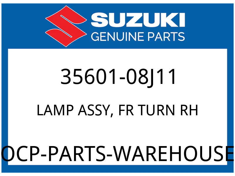 LAMP ASSY, FR TURN, RH