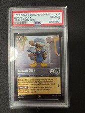 2023 DISNEY LORCANA EN P1-PROMO SPIEL ESSEN 2023 DONALD DUCK - MUSKETEER PSA 10
