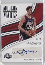 2022-23 Panini Immaculate Modern Marks 66/99 Alperen Sengun #IMO-ALP Auto 0o6m