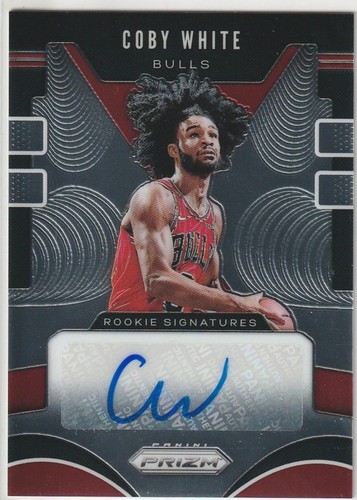 COBY WHITE PSA 10 PRIZM ROOKIE CARD CHICAGO BULLS RC 2019-20