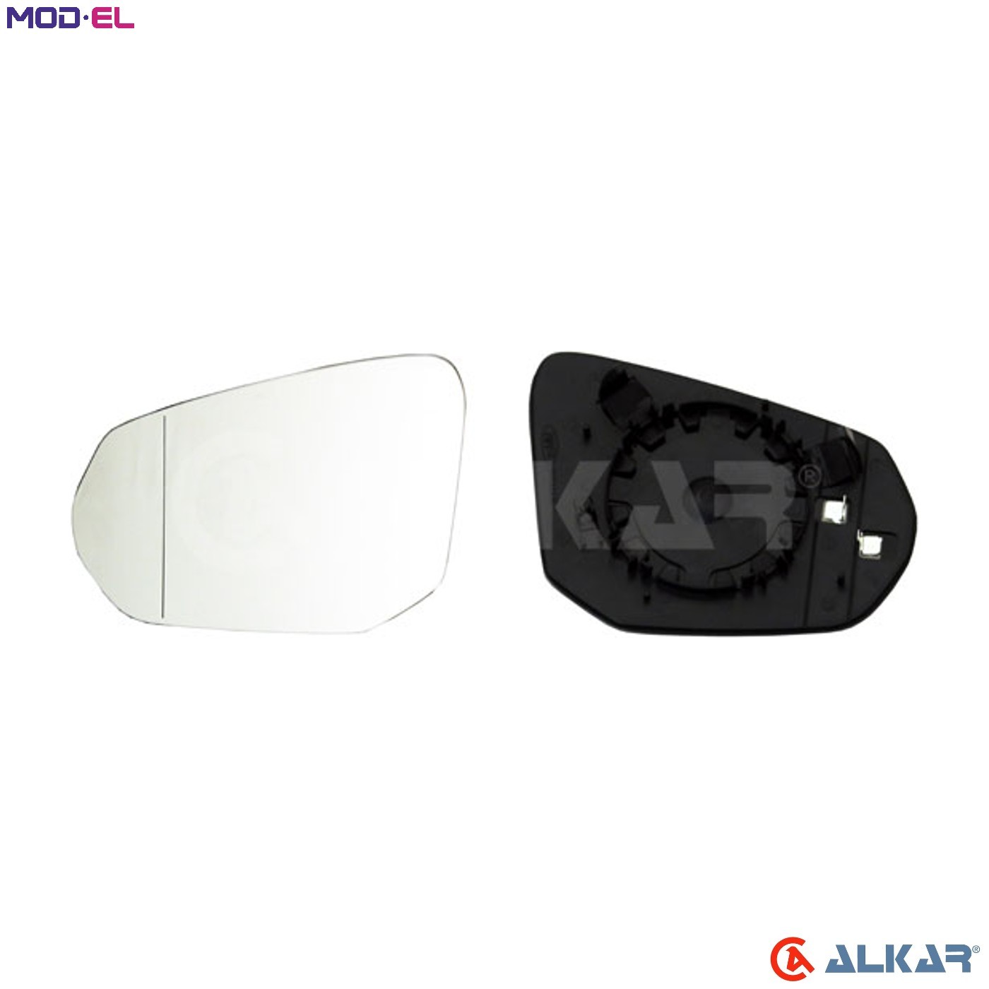 Mirror insert glass Left Heatable 6471785 ALKAR for AUDI A3 A3 Sportback A5 - Image 6