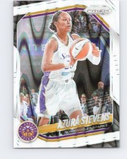 2025 Panini Prizm WNBA #64 Azura Stevens White Seismic Prizms Los Angeles Sparks