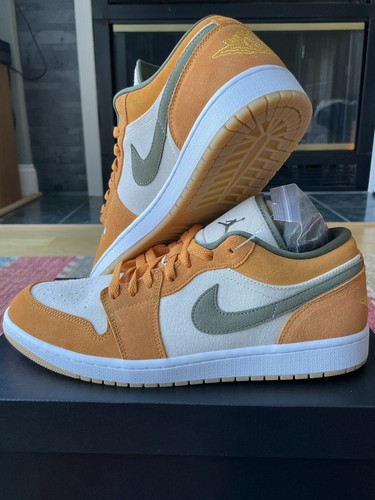 jordan one orange low