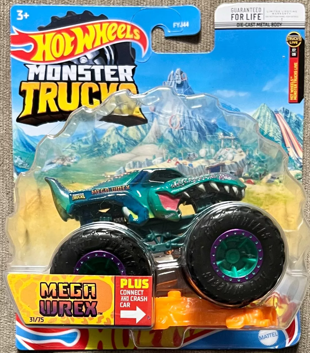 Hot Wheels Monster Trucks LIVE Mega Wrex Diecast Car (2022)