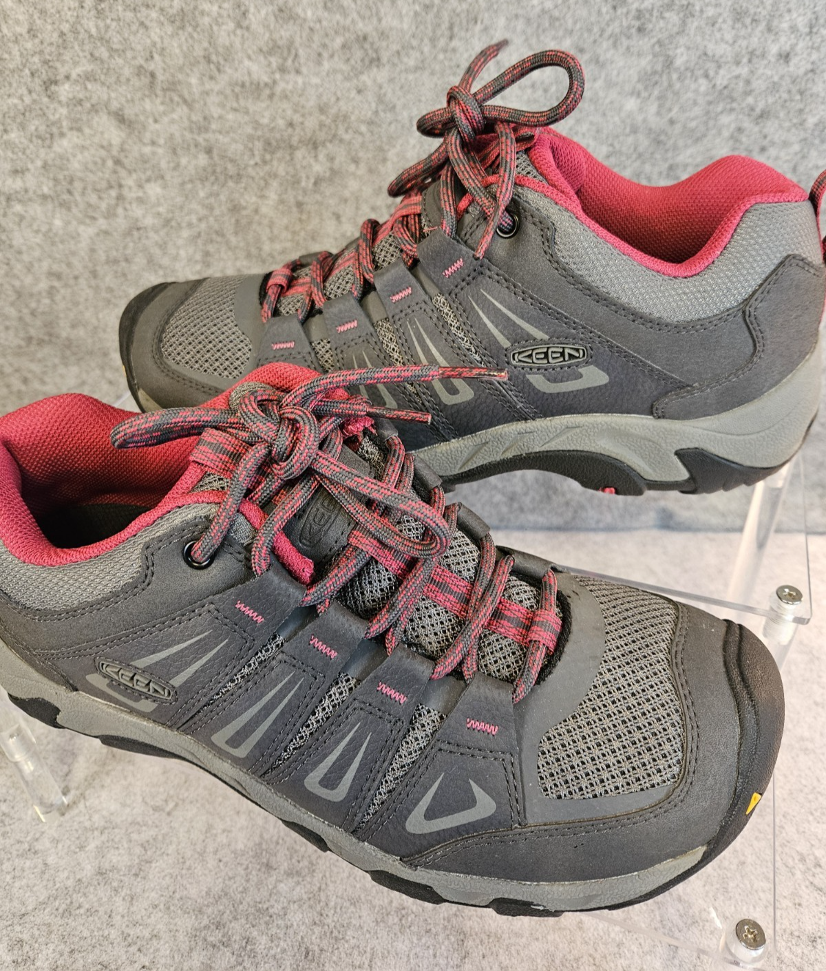 Scarpe da trekking KEEN Oakridge Magnet Rose da donna 10 in pelle a rete passeggio