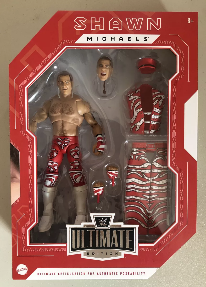 Mattel WWE Figuras de acción | WWE Shawn Michaels Ultimate Edition Fan  TakeOver Figura coleccionable con accesorios | Regalos para niños y