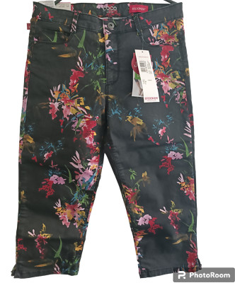 Damen Caprihose ''Coco'' Blumenmuster 42, 44 Sommer