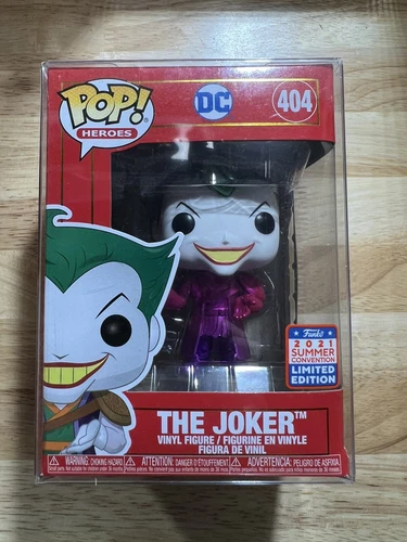 Funko Pop! Joker Metallic Purple Exclusive Shanghai 2021 DC Imperial Palace #404