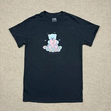 A.Lab Shirt Mens Size S Black Short Sleeve Crew Neck Streetwear Graphic Tee