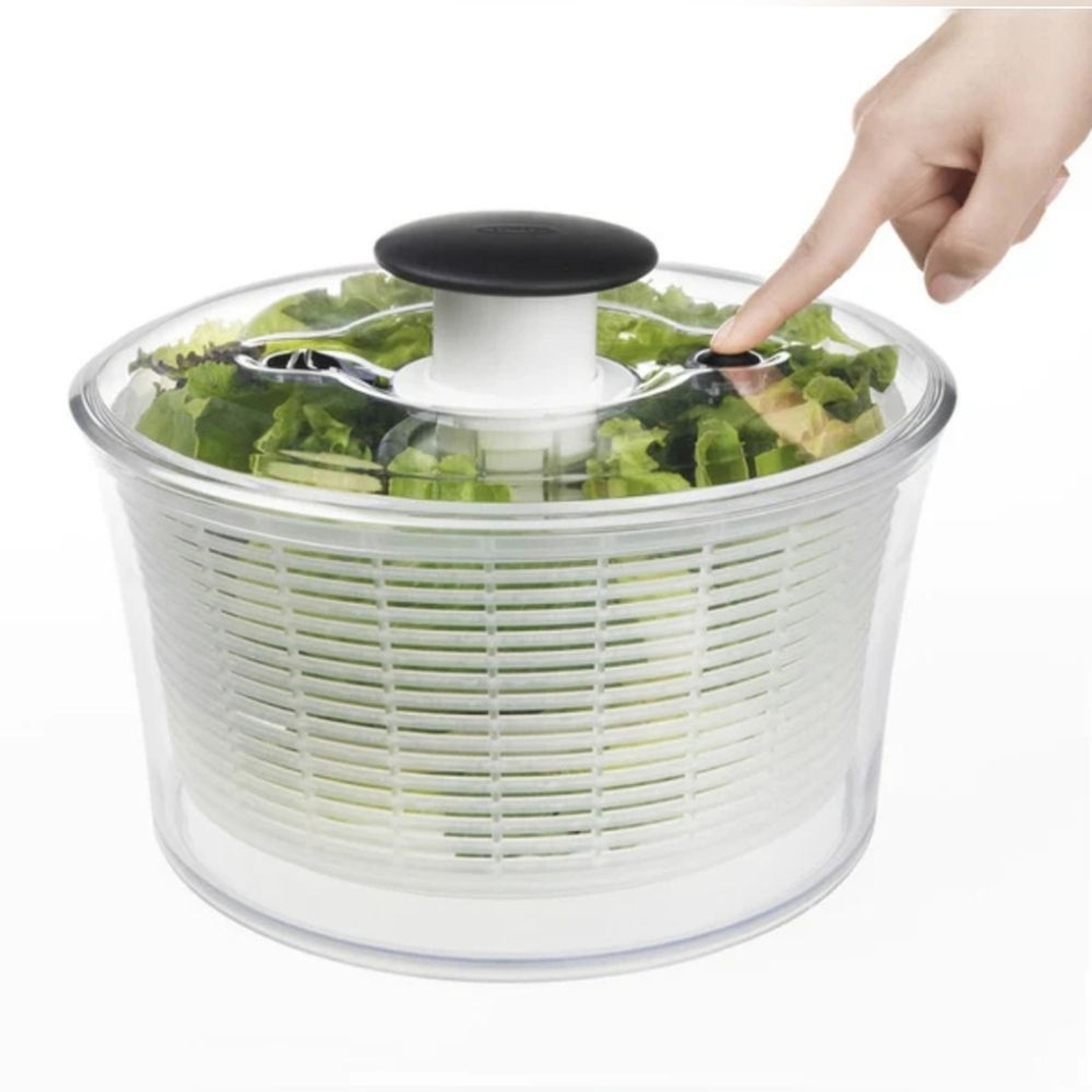 OXO Professional Good Salad Spinner  Grips XLarge White Soft