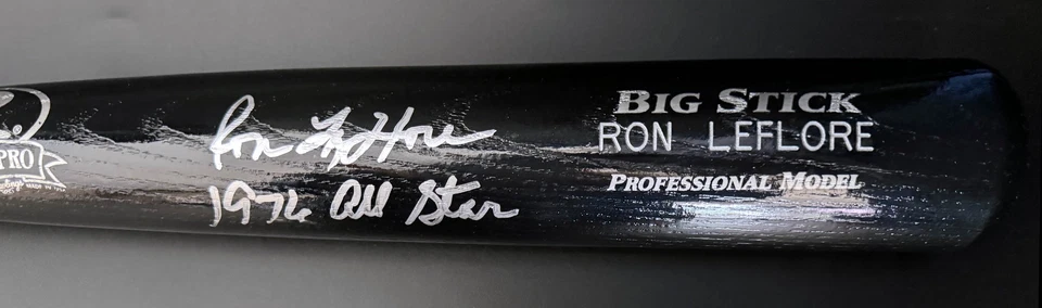 Ron LeFlore SIGNED Rawlings Pro Bat Tigers INSC 76 All Star PSA/DNA AUTOGRAPHED - Image 2 of 3