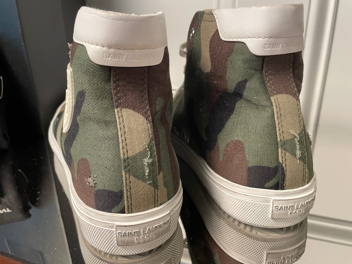 Saint Laurent 588275 Bedford Camouflage Moon Plus HiTop Men\'s sneaker shoe Eu 41 Saint Laurent Paris × Yves Saint Laurent Brand NEW Saint  main image 4