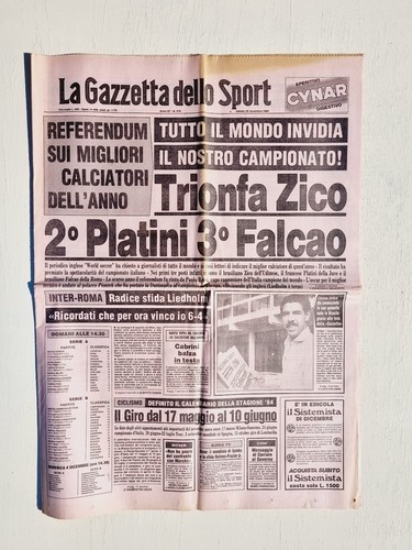 Gazzetta Dello Sport 2 Août 1983 Zco Udnese 1° But - Azzurra Amerca