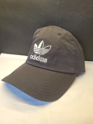 Adidas Originals Relaxed Adjustable Fit Band - Adidas Logo Hat in Black, NWT.   
